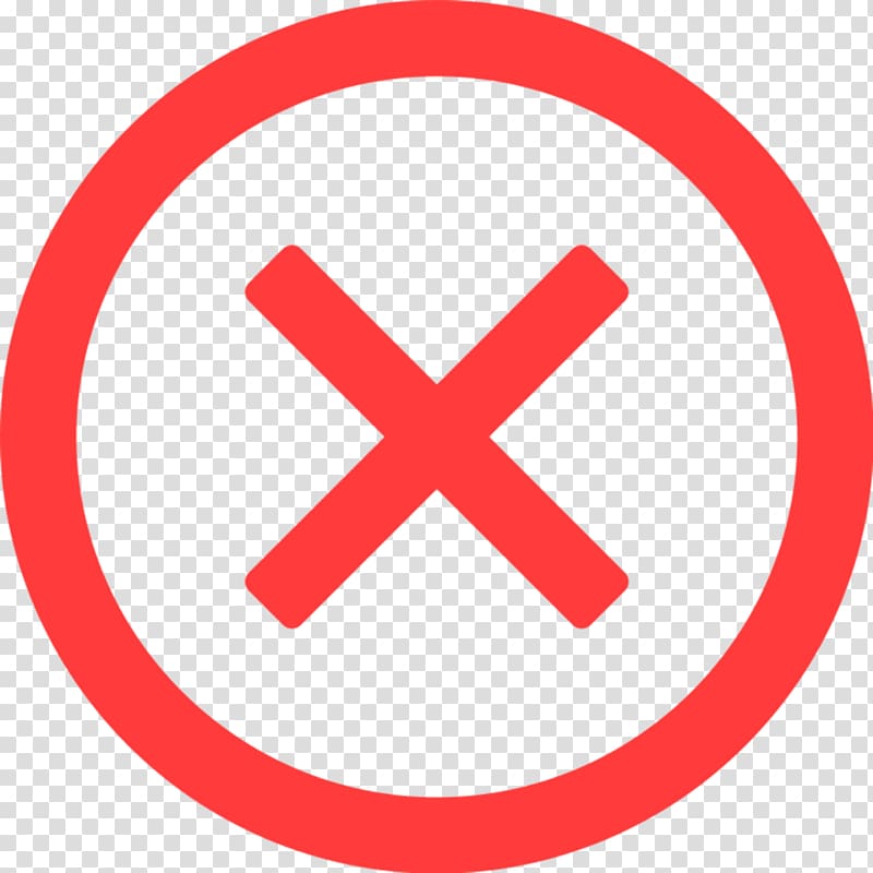 Circle Check mark , Deny transparent background PNG clipart