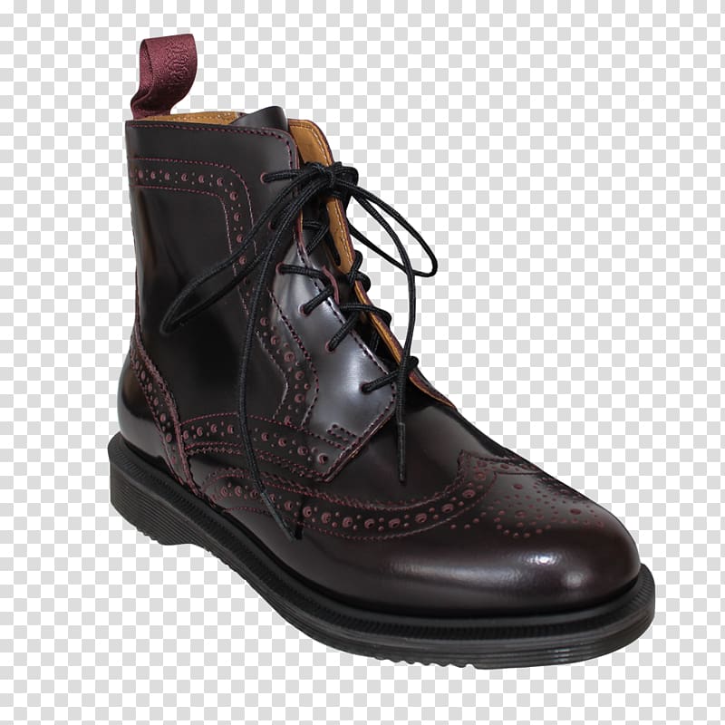 Brogue shoe Dr. Martens Boot Leather, cherry poster transparent background PNG clipart