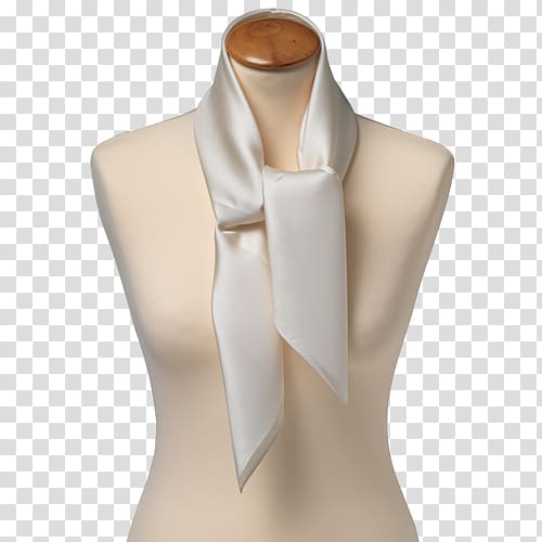 Scarf Neck Silk Beige, others transparent background PNG clipart