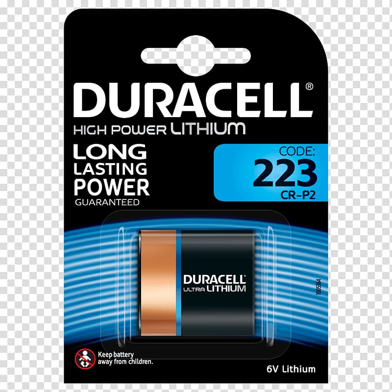 Electric battery Duracell Lithium battery Alkaline battery Bateria CR123, duracell transparent background PNG clipart