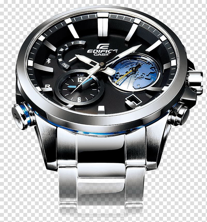 Casio Edifice Watch G-Shock Clock, Casio Edifice transparent background PNG clipart