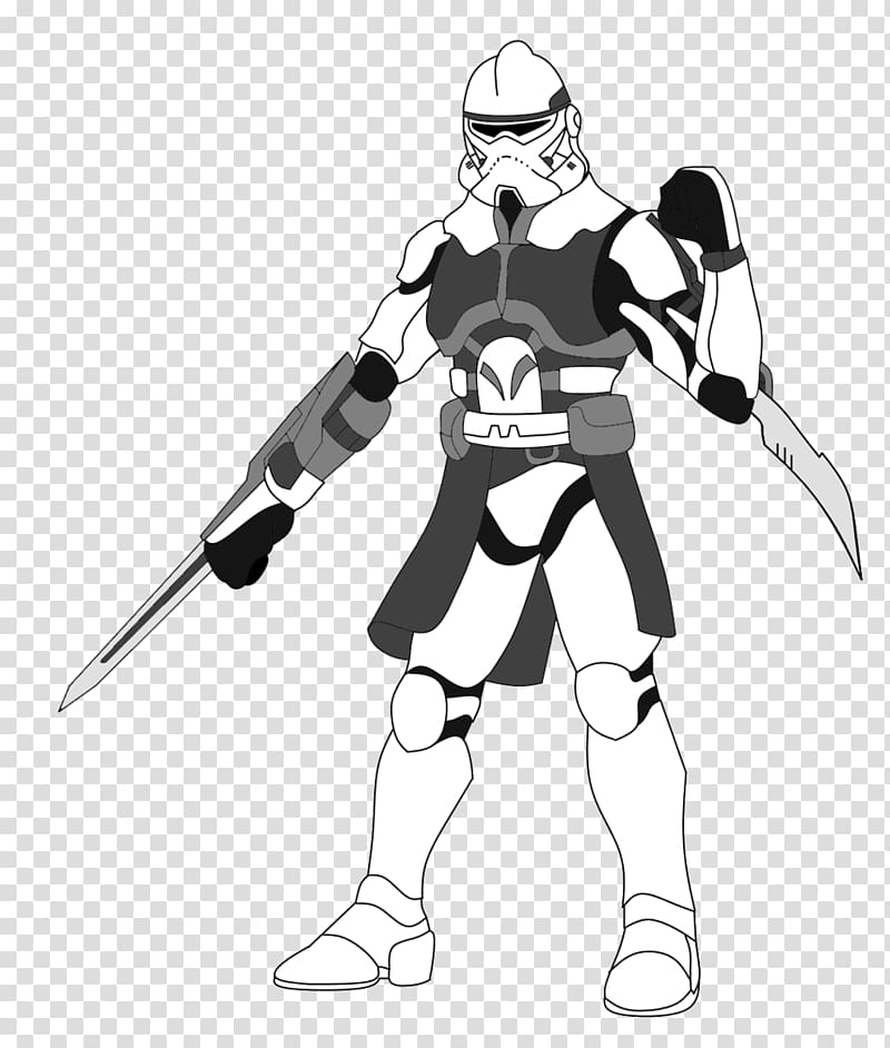 Clone trooper 501st Legion Jedi Art Drawing, CLONE transparent background PNG clipart
