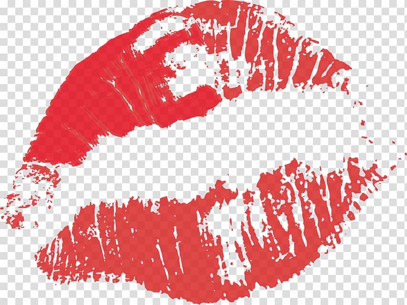 Lipstick Computer file, Sexy red lips printed transparent background PNG clipart