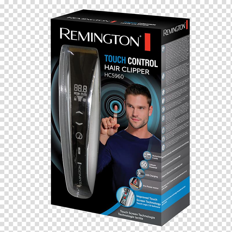 Hair clipper Remington HC5960 Touch Control Remington Products Beard Remington Hc 5950 Touch Control, Beard transparent background PNG clipart