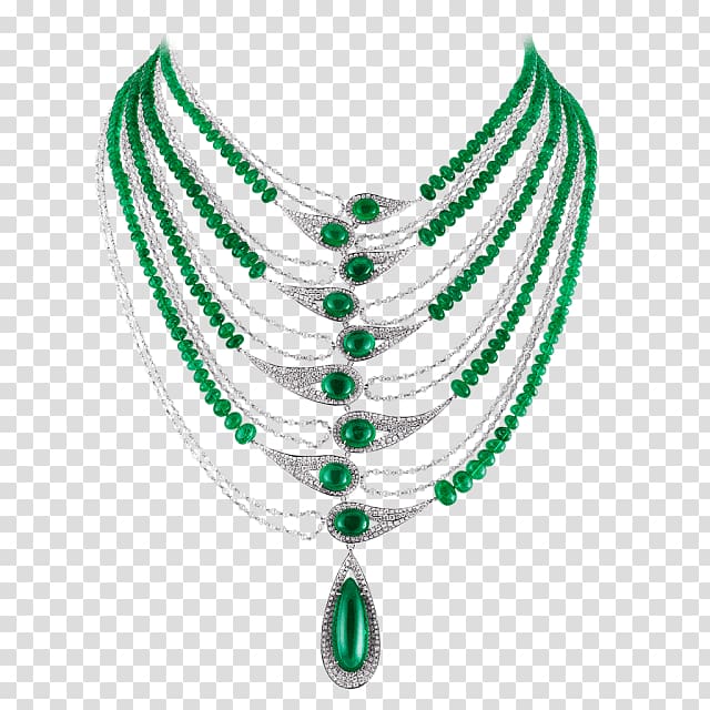Turquoise Body Jewellery Necklace Emerald, Jewellery transparent background PNG clipart