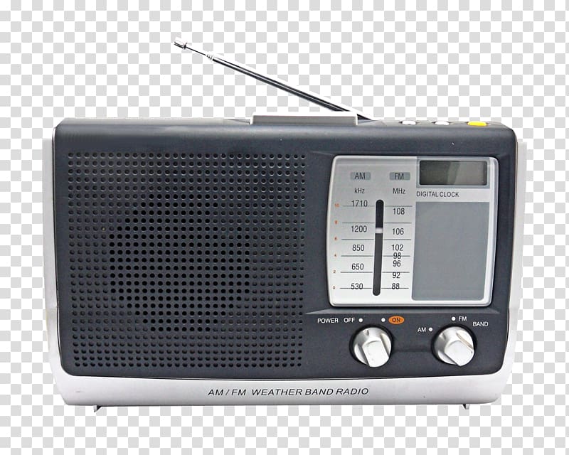 Radio station Internet radio, radioblackandwhite transparent background PNG clipart