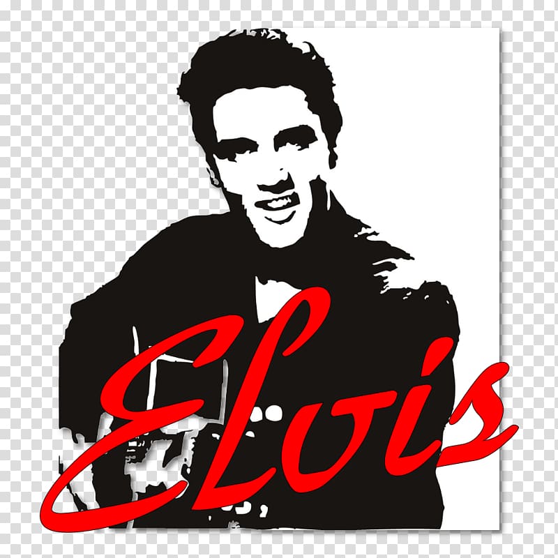 Elvis Presley Stencil Portrait Silhouette, Silhouette transparent background PNG clipart