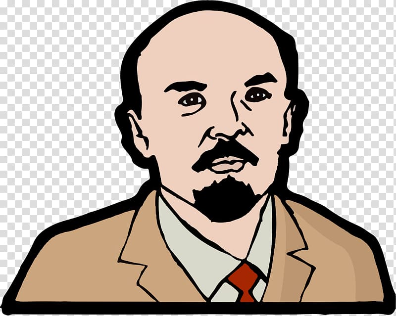 Vladimir Lenin Cartoon Drawing , lenin transparent background PNG clipart