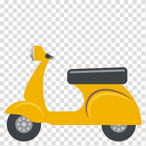 Scooter Piaggio Peugeot Emoji Motorcycle, scooter transparent background PNG clipart
