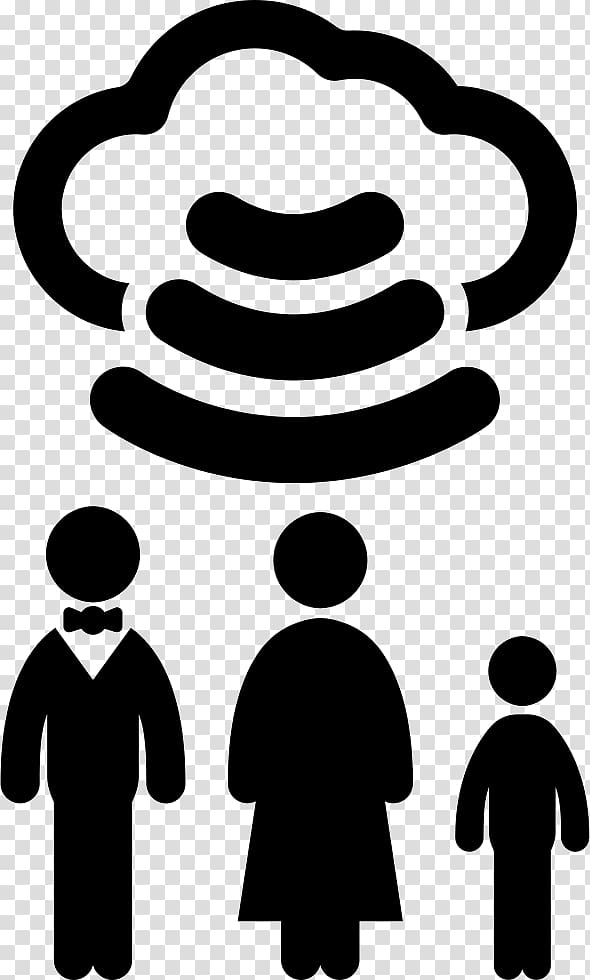 New Inn Guest House Wi-Fi Computer Icons Internet Cloud computing, family linear fashion figures transparent background PNG clipart
