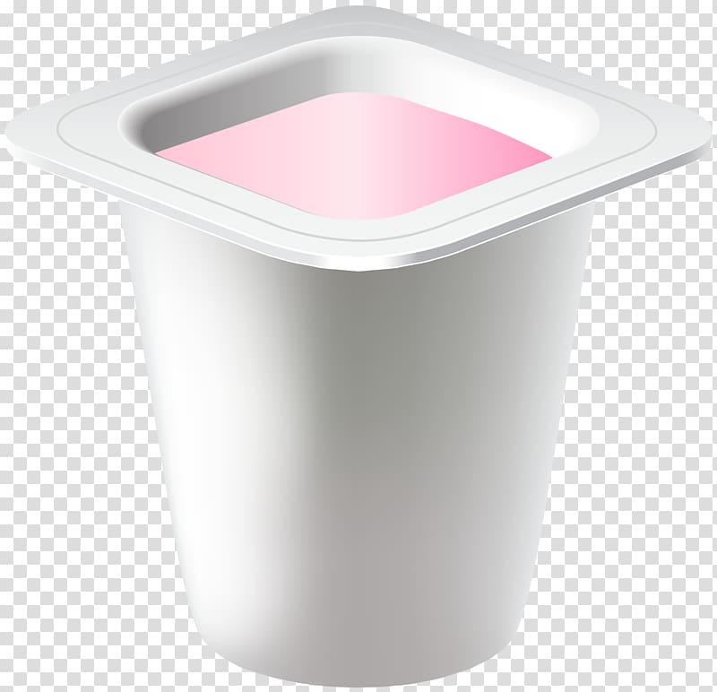 Plastic Lid Cup, yougurt transparent background PNG clipart