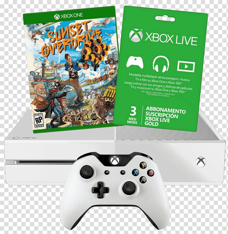 Xbox One controller Sunset Overdrive Gears of War 4 Halo: The Master Chief Collection Microsoft Xbox One S, sunset clouds transparent background PNG clipart