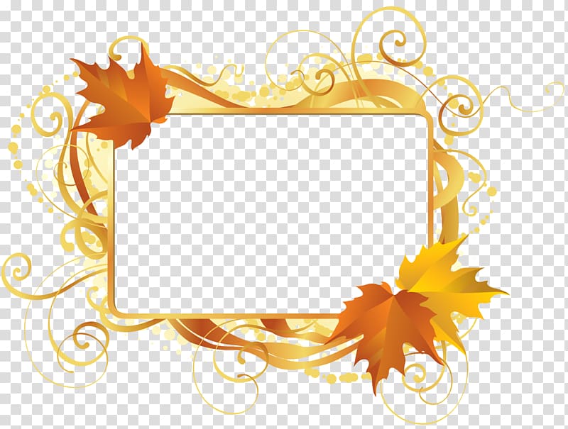 Gold leaf Encapsulated PostScript Graphic arts, leaf frame transparent background PNG clipart