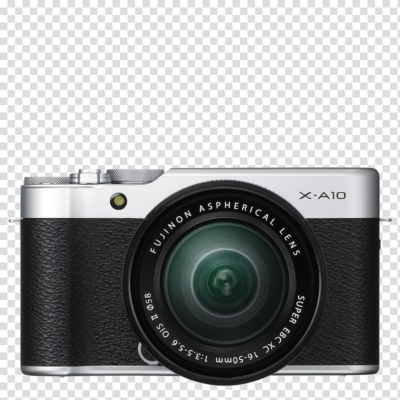 Mirrorless interchangeable-lens camera Fujifilm System camera Cámaras Milc, Camera transparent background PNG clipart