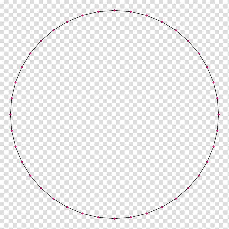 Regular polygon Tetracontagon Wireless Circle, polygon transparent background PNG clipart