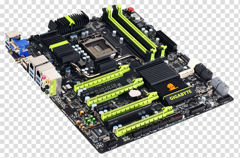 Intel Gigabyte Technology Motherboard LGA 1155 BIOS, motherboard transparent background PNG clipart