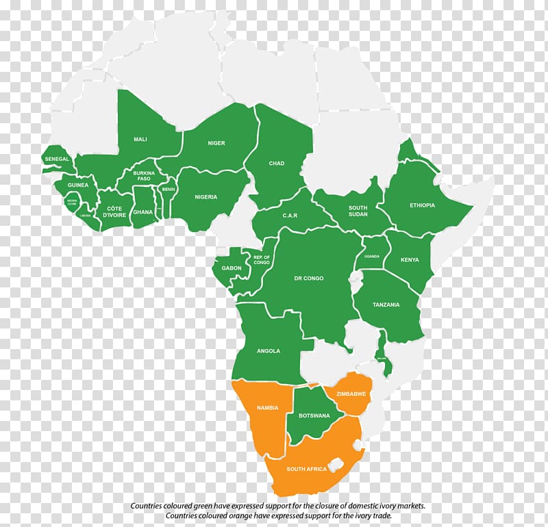 Sub-Saharan Africa Ivory trade Africans, Africa transparent background PNG clipart