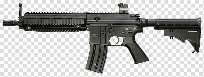Predator Airsoft Guns M4 carbine Heckler & Koch HK416, predator transparent background PNG clipart