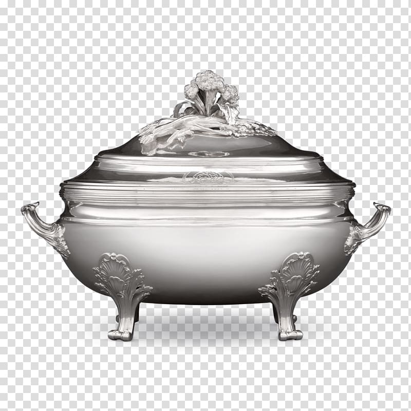 Tureen Silver Lid Hallmark, silver transparent background PNG clipart