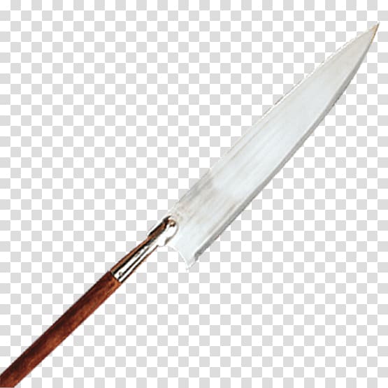 Knife Pole weapon Glaive Fishing Rods, knife transparent background PNG clipart