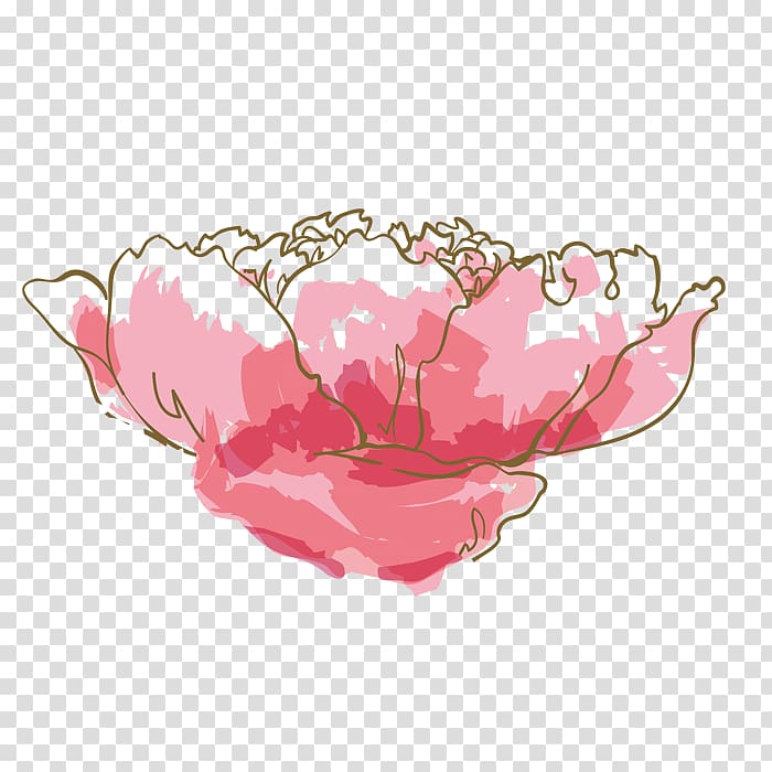 Watercolor: Flowers Watercolor painting Pink, Watercolor flowers transparent background PNG clipart