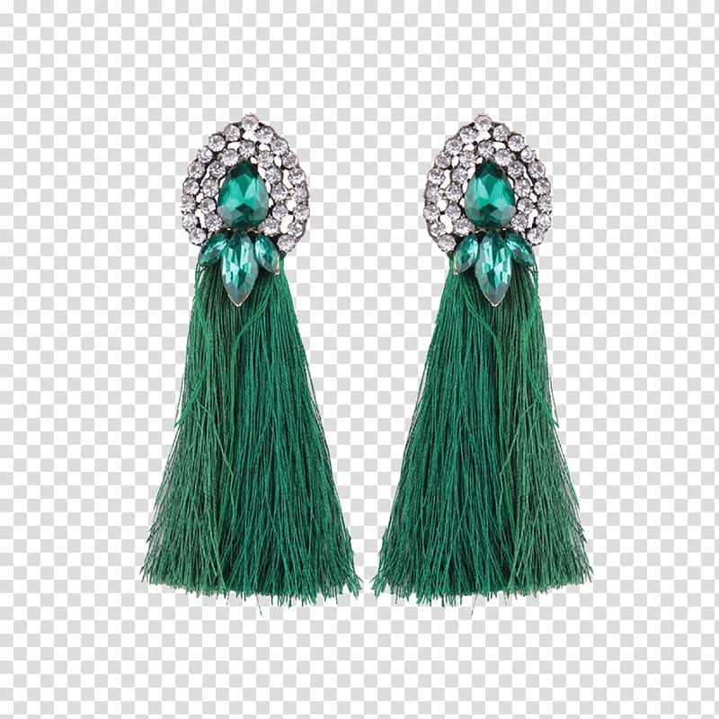 Earring Tassel Jewellery Fringe Gold, occident style transparent background PNG clipart