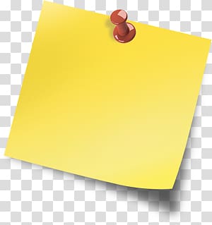 Sticky notes transparent background PNG clipart