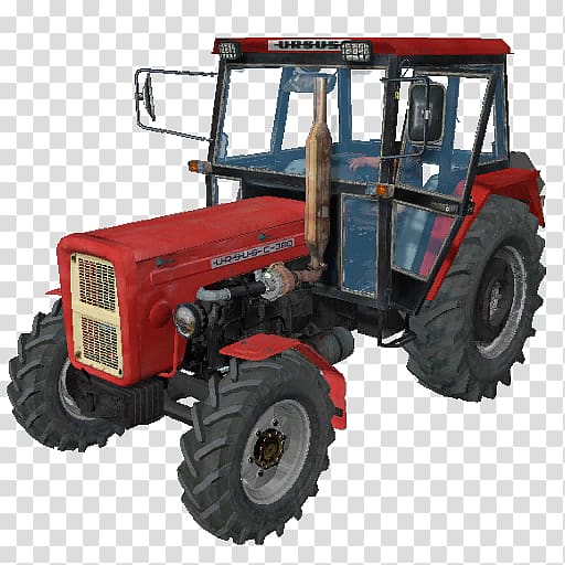 Tractor Farming Simulator 17 Car Ursus Factory Ursus C-360, Renault 5 Turbo transparent background PNG clipart