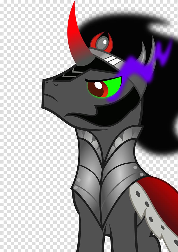 Pony Drawing King Sombra, shining transparent background PNG clipart