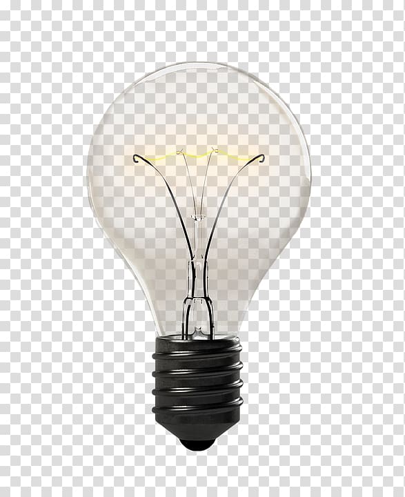 Incandescent light bulb LED lamp Electric light, light transparent background PNG clipart