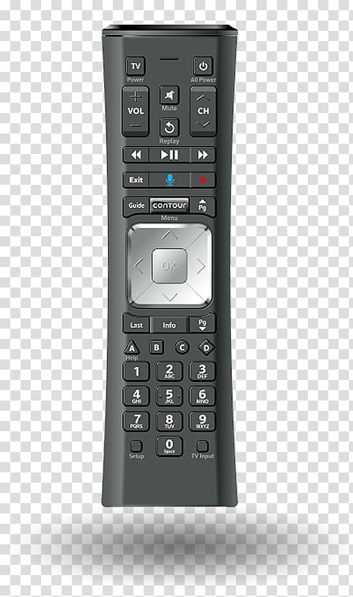 Remote Controls Cox Communications Cable television Cable converter box Universal remote, confirm button transparent background PNG clipart
