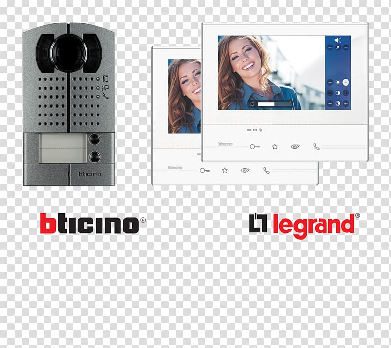 Video door-phone Bticino Intercom Door phone Legrand, aura transparent background PNG clipart