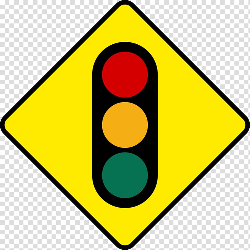 Traffic sign Road Warning sign, traffic light transparent background PNG clipart