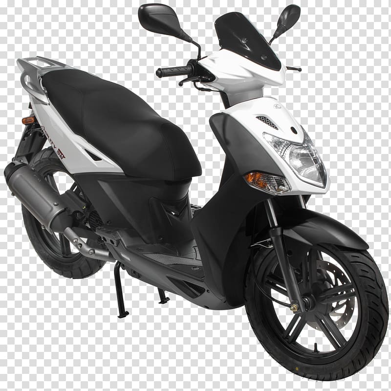 Scooter Kymco Agility City 50 Moped, scooter transparent background PNG clipart