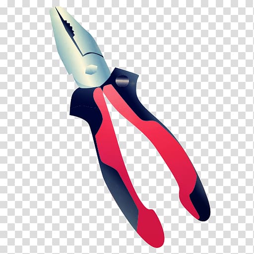 Hand tool Pliers Icon, Hand-painted pliers transparent background PNG clipart