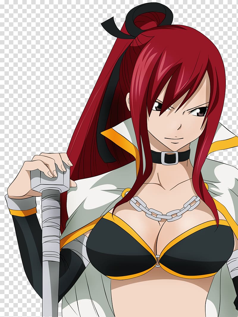 Erza Scarlet Gray Fullbuster Natsu Dragneel Juvia Lockser Fairy Tail, fairy tail transparent background PNG clipart