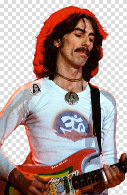 George Harrison Guitar Musician The Beatles, dark horse transparent background PNG clipart
