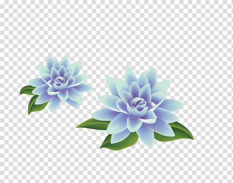 Flower bouquet Free content , Chinese wind hand painted indigo lotus transparent background PNG clipart