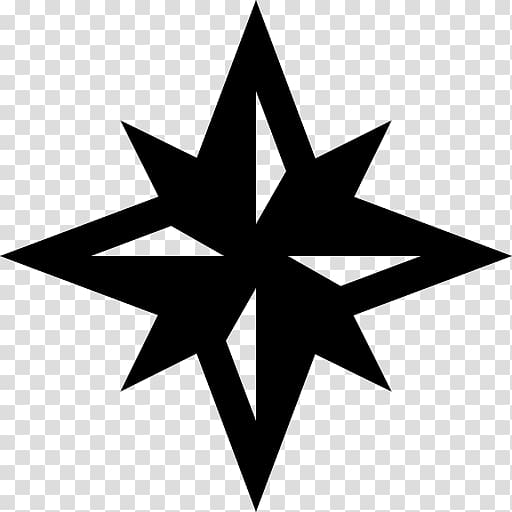 Star polygons in art and culture Symbol North Sign, Star sign transparent background PNG clipart