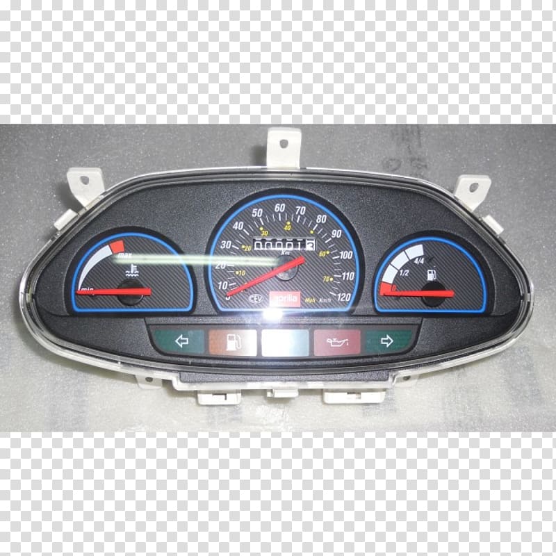 Gauge Car Motor Vehicle Speedometers Tachometer Odometer, Aprilia Sr50 transparent background PNG clipart