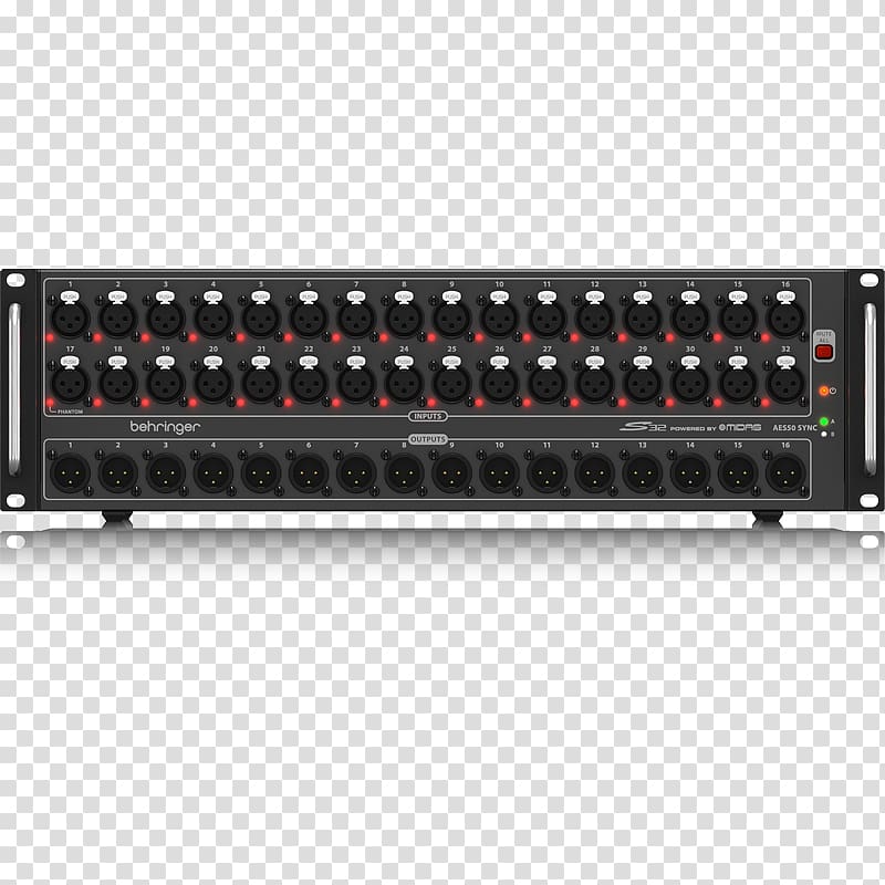 Microphone Behringer Audio Mixers Stage box Digital mixing console, year end clearance sales transparent background PNG clipart