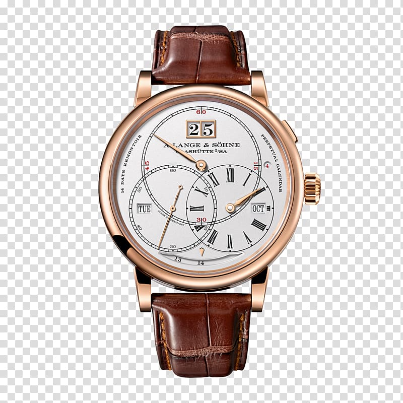 A. Lange & Söhne Lunar phase Era Watch Company Jewellery, watch transparent background PNG clipart