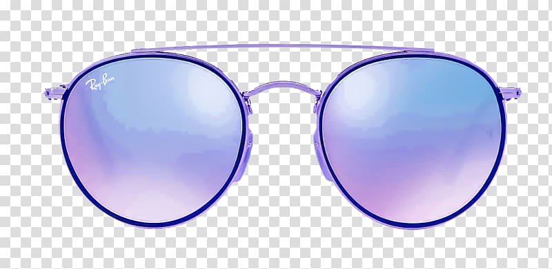 Sunglasses Goggles Ray-Ban Round Double Bridge, Sunglasses transparent background PNG clipart
