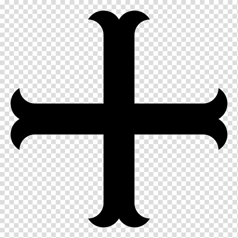 Cross moline Christian cross Heraldry, christian cross transparent background PNG clipart