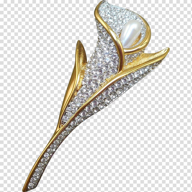 Brooch Imitation Gemstones & Rhinestones Jewellery Swarovski AG Flower, Jewellery transparent background PNG clipart