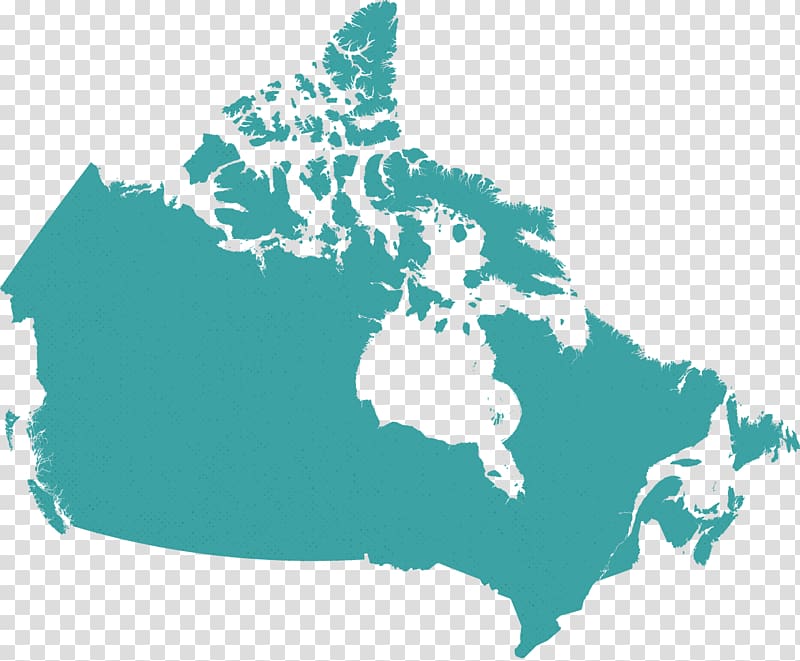 Provinces and territories of Canada Map, Canada transparent background PNG clipart