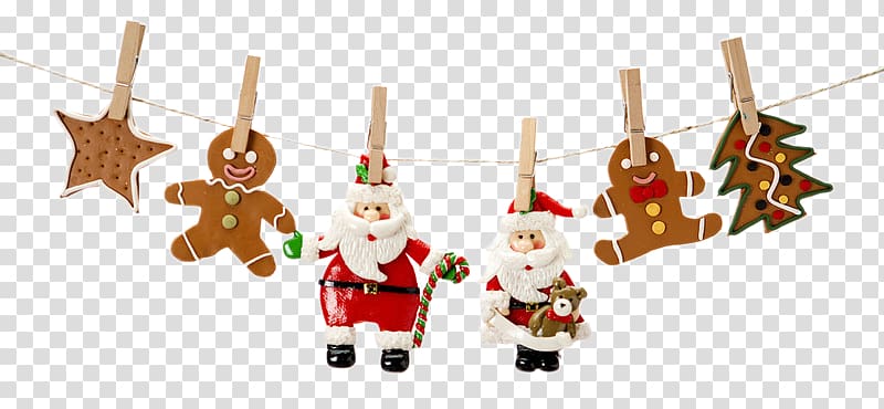 Christmas ornament Santa Claus Reindeer Illustration, Christmas Santa Claus transparent background PNG clipart