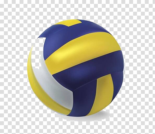 Volleyball Illustration, Colorful Volleyball transparent background PNG clipart