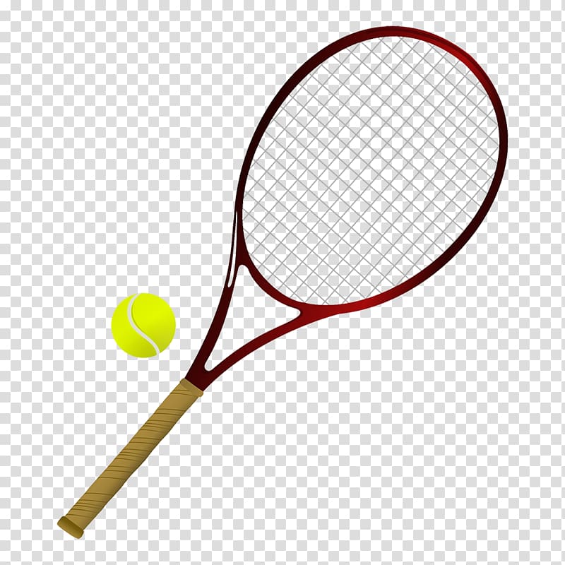 Strings Racket Tennis Balls Rakieta tenisowa, sports items transparent background PNG clipart
