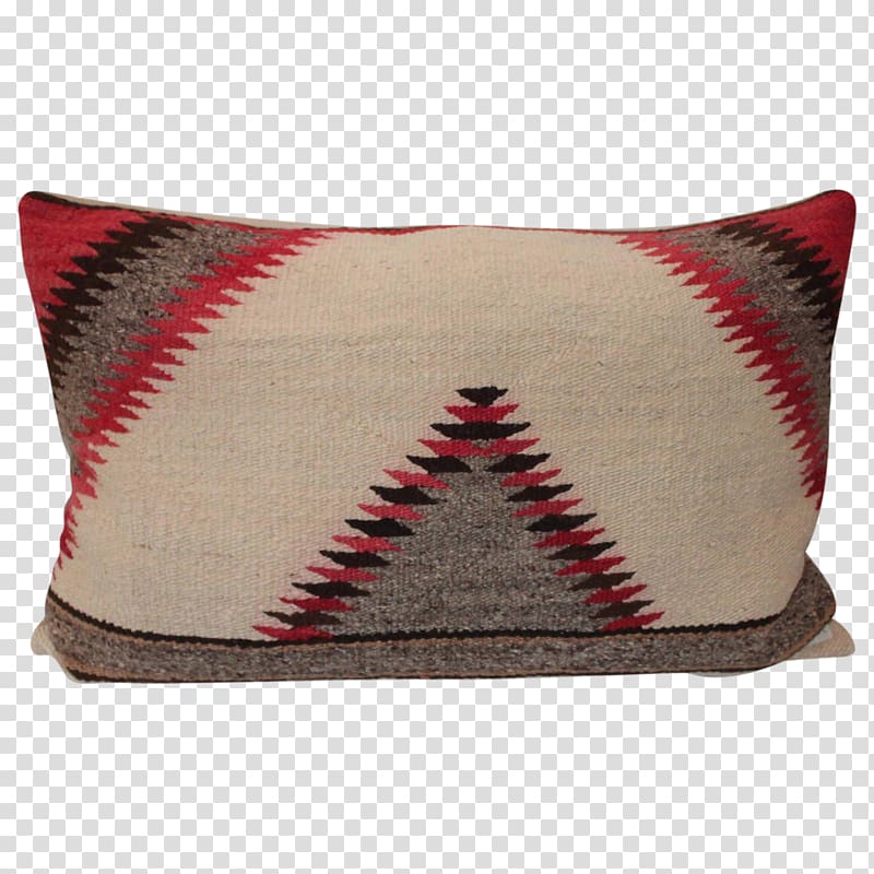 Throw Pillows Bolster The domestic manufacturer's assistant, and family directory, in the arts of weaving and dyeing Cushion, sawtooth pattern transparent background PNG clipart